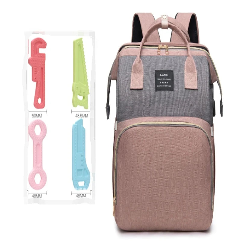Multifunction Mommy Baby Diaper Bag - Little Sweat Pea